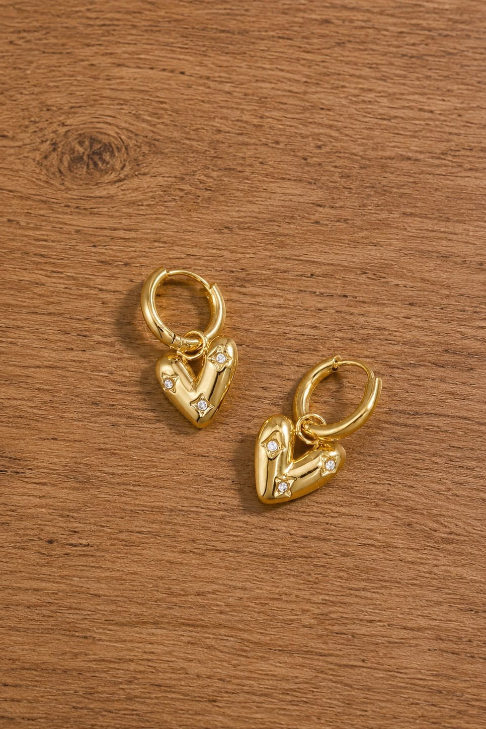 Hartjes Oorbellen - Goud