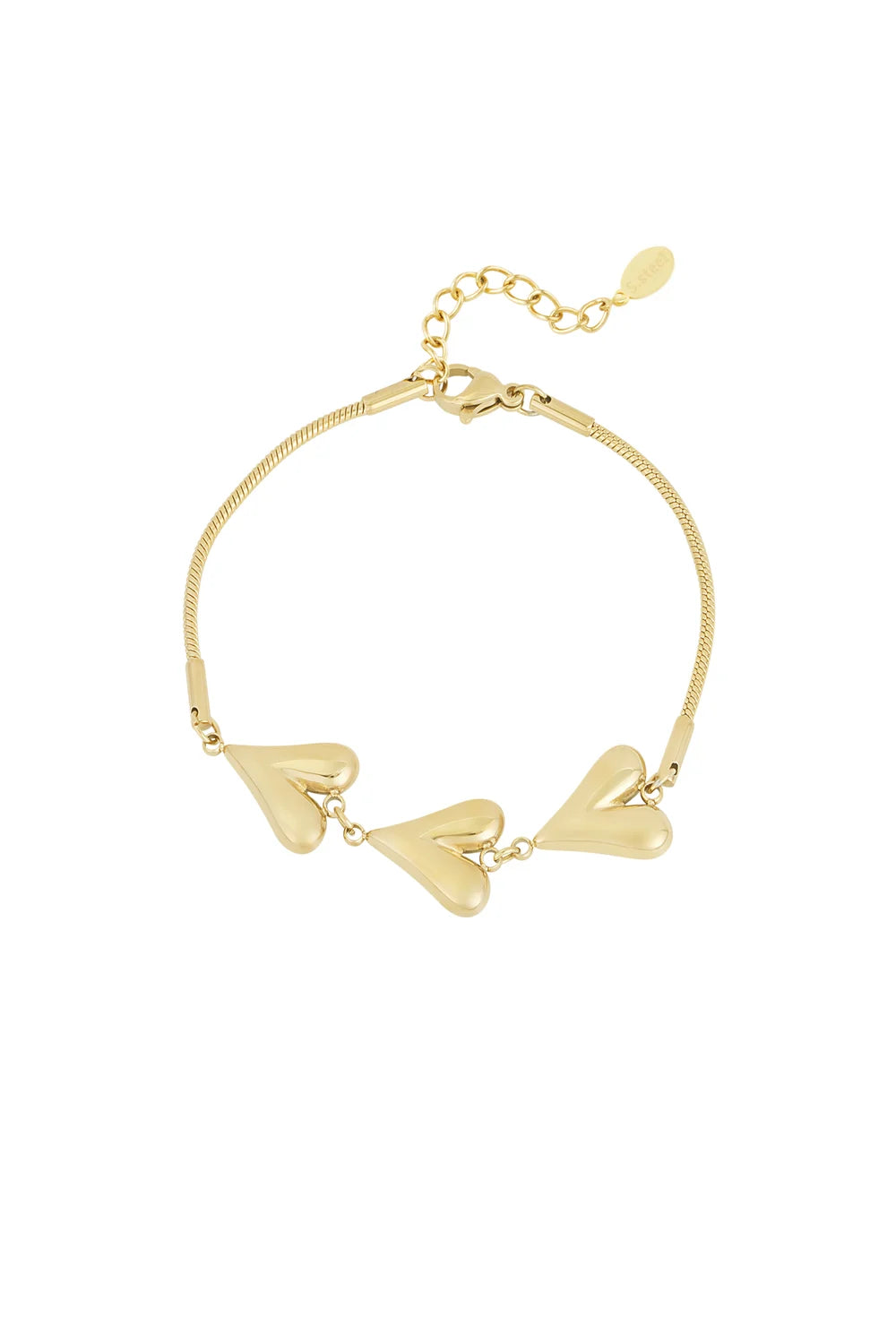 Hearts unfolded armband