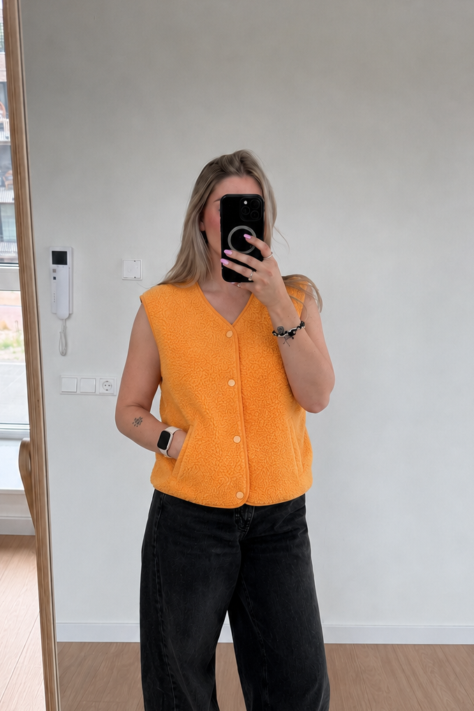 Mouwloos Vest - Oranje