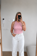 Studs Top - Roze