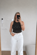 Studs Top Hoog - Zwart