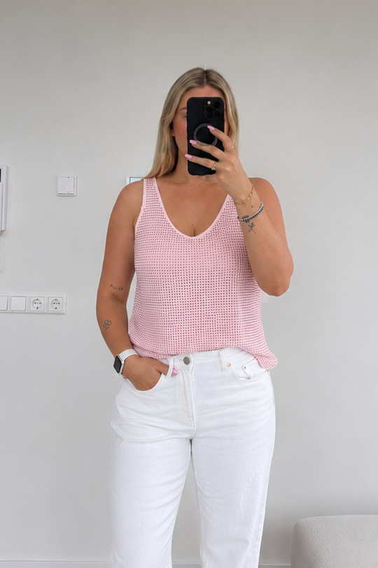Glitter Top - Roze