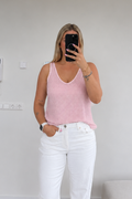 Glitter Top - Roze