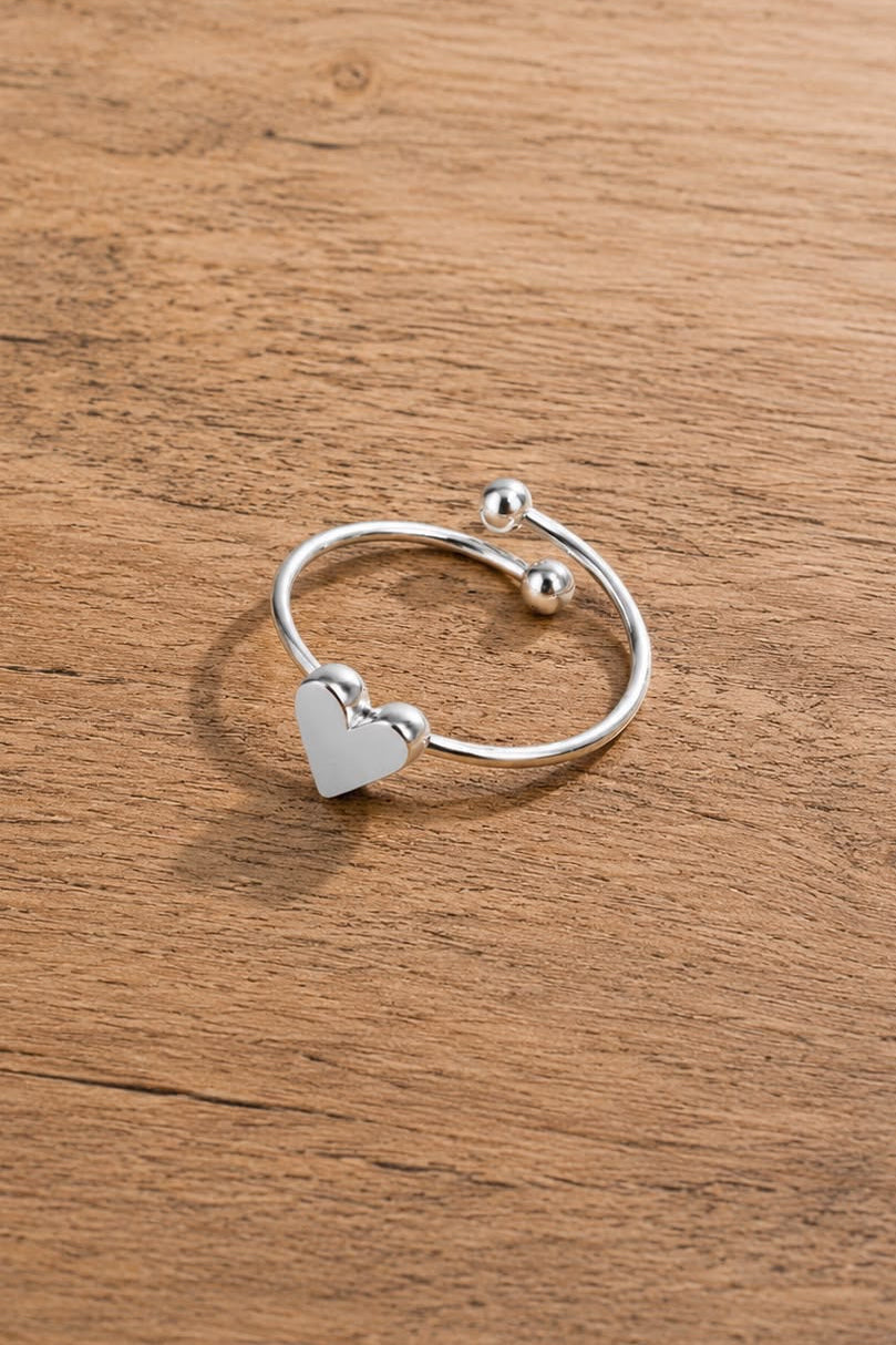 Kleine Hart Ring - Zilver