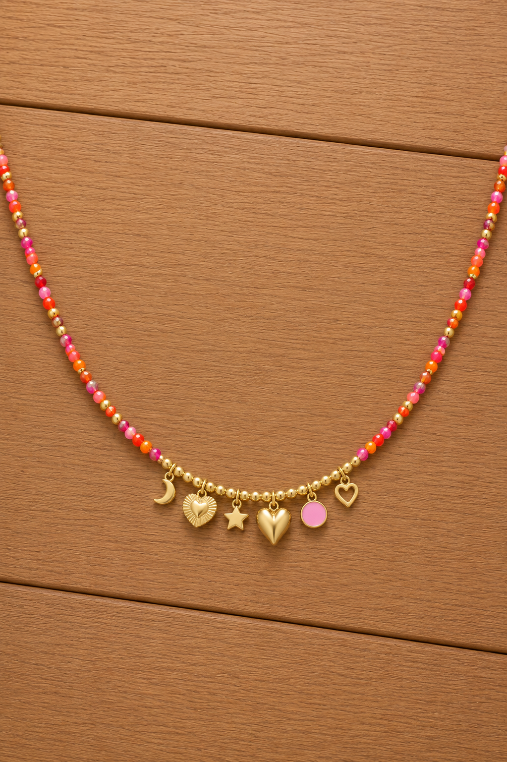 Summer Smile Ketting - Goud