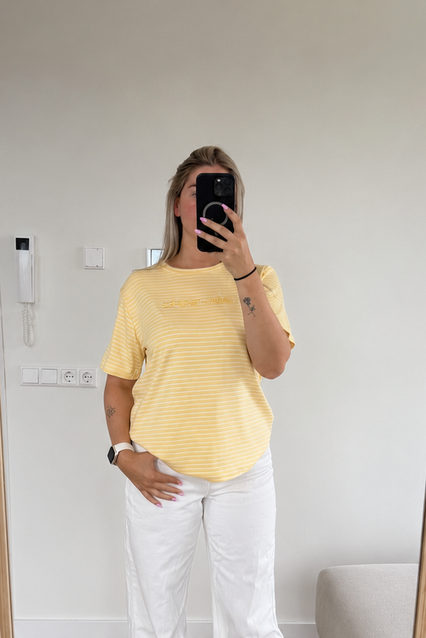 Saint-Tropez T-Shirt - Boter Geel