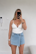 Denim Skort - Lichtblauw