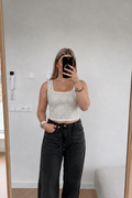 Studs Top Laag - Wit
