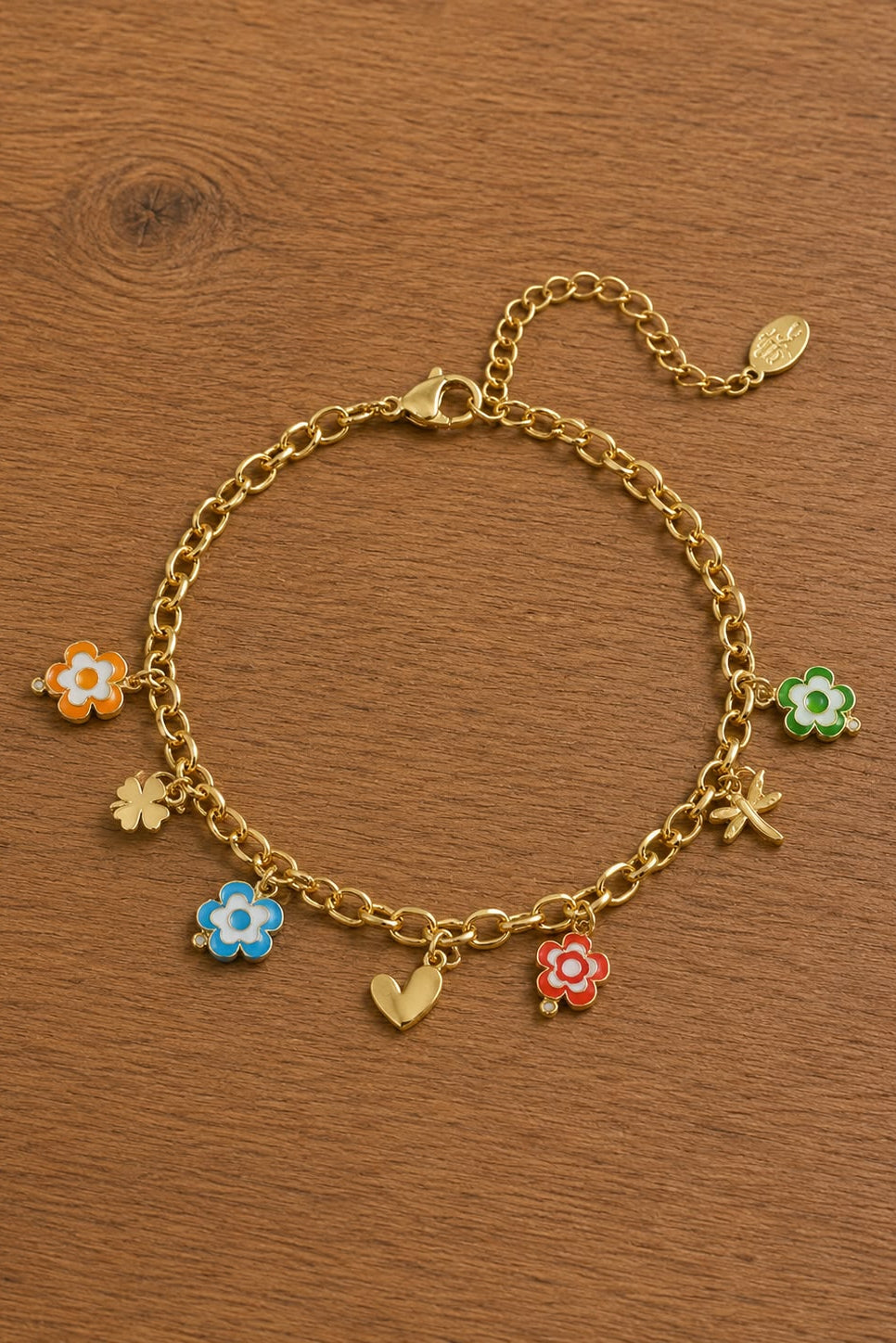 Festive Florals Armband - Goud
