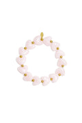 Elastieken hartjes kralenarmband