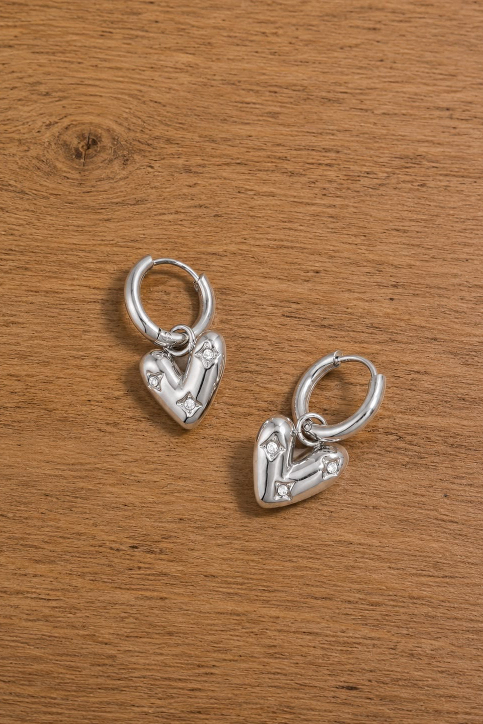 Hartjes Oorbellen - Zilver