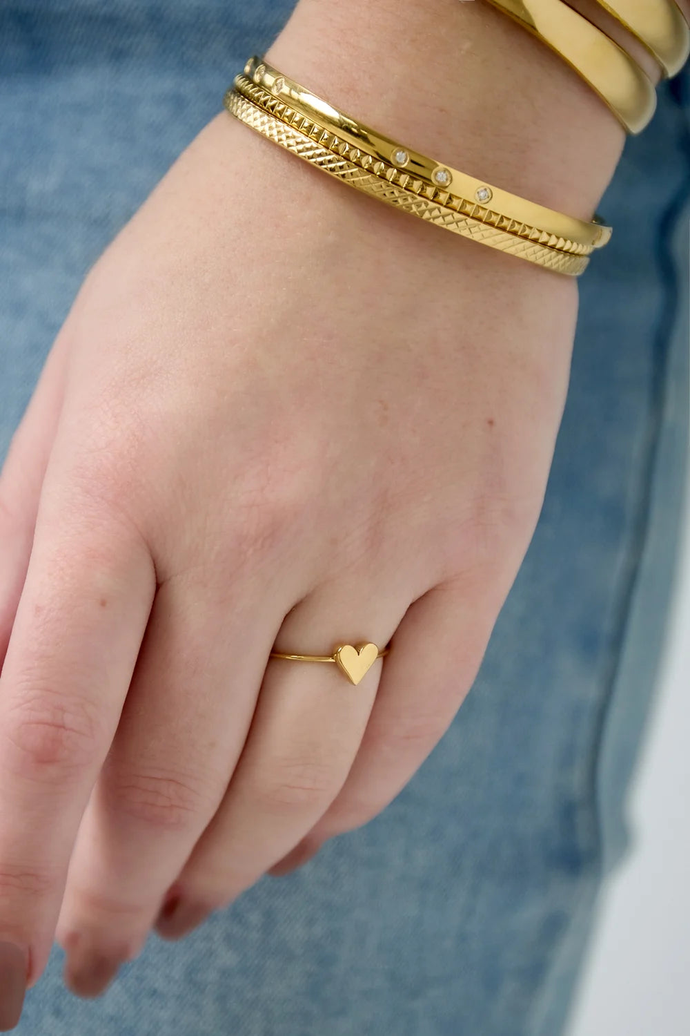 Kleine hart ring